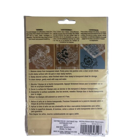 Recollections Clear Stamps Set 7 Pcs - Birthday + Unbranded Christmas - Picture 3 of 4